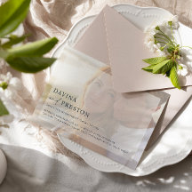 Hochzeit eines modernen Navy-Script-Fotos