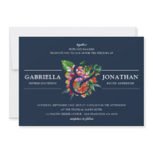 Hochzeit eines modernen tropischen Bouquet