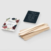 Hochzeit eines schweren Burgundy Fall Floral Wreat Fächer (Non-assembled)