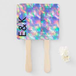 Hochzeit eines undurchsichtigen, ultramodernen Mon Fächer