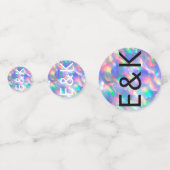 Hochzeit eines undurchsichtigen, ultramodernen Mon Konfetti (Rückseiten)