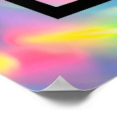 Hochzeit eines undurchsichtigen, ultramodernen Mon Poster (Ecke)