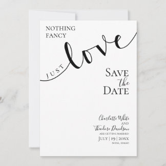 Hochzeit Einfach Nur Liebe, Save-the-Date-Karte