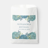Hochzeit einfache Minimalistische Bonbons Hydrange Geschenktütchen (Vorderseite)