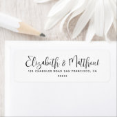 Hochzeit Einfache moderne Minimalistische Rücksend (Insitu)