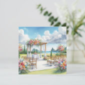 Hochzeit Einladung (Stehend Vorderseite)