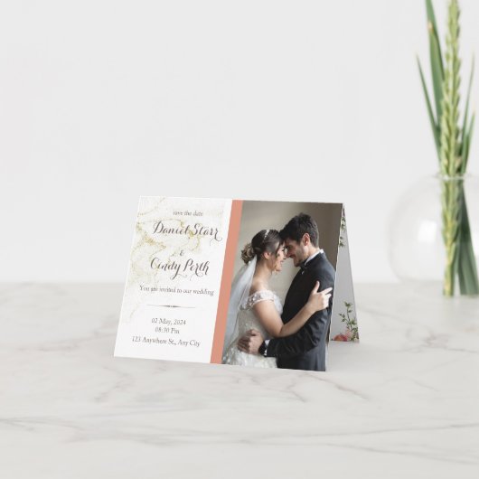 Hochzeit Einladung (Vorderseite)