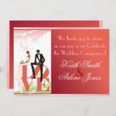 Hochzeit Einladung (Vorne/Hinten)