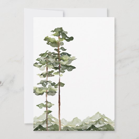 Hochzeit Einladung (Rückseite)