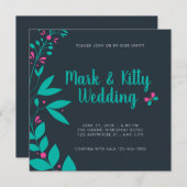 Hochzeit Einladung (Vorne/Hinten)