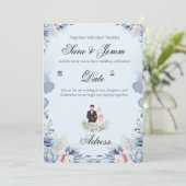 Hochzeit einladung (Stehend Vorderseite)