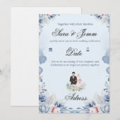 Hochzeit einladung (Vorne/Hinten)