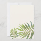 Hochzeit Einladung (Rückseite)