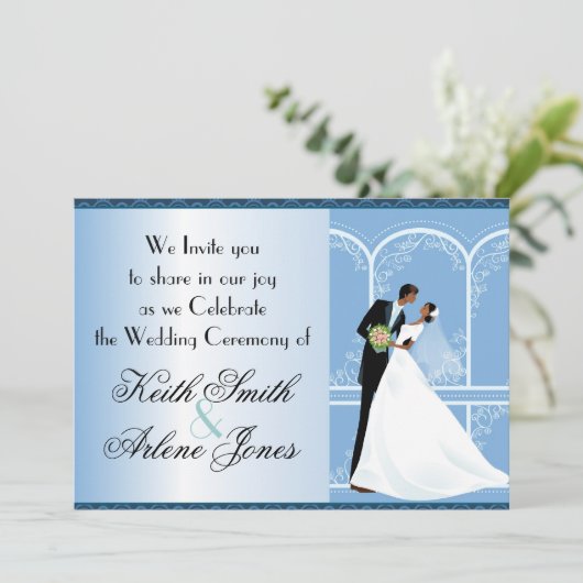 Hochzeit Einladung (Stehend Vorderseite)