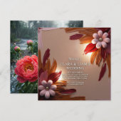 Hochzeit Einladung (Vorne/Hinten)