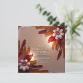 Hochzeit Einladung (Stehend Vorderseite)