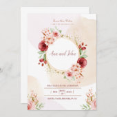 Hochzeit Einladung (Vorne/Hinten)