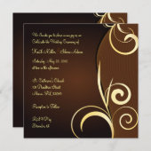 Hochzeit Einladung (Vorne/Hinten)