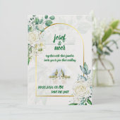 Hochzeit  einladung (Stehend Vorderseite)