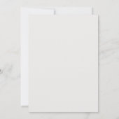 Hochzeit  einladung (Rückseite)