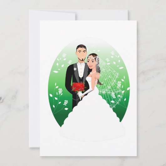 Hochzeit Einladung (Rückseite)