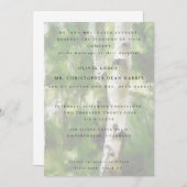 Hochzeit Einladung Aspen Tree Design (Vorne/Hinten)