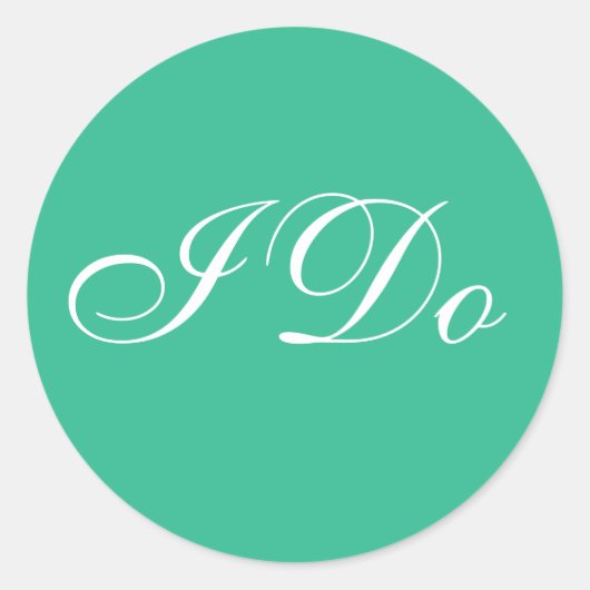 Hochzeit Einladung Mountain Wiese Runder Aufkleber (Vorderseite)