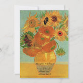 Hochzeit, Einladung von Braut (Rückseite)