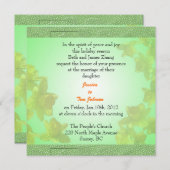 Hochzeit, Einladung von Braut (Vorne/Hinten)