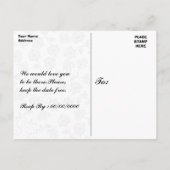 Hochzeit, Einladung zur Verlobung (Rückseite)