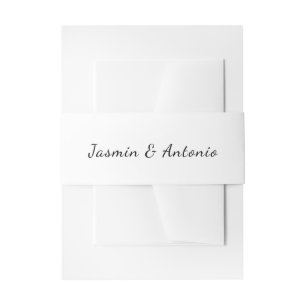 Hochzeit Einladungsbanderole