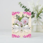 Hochzeit Einladungspostkarte (Stehend Vorderseite)