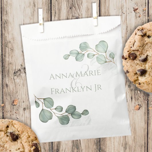 Hochzeit Elegant Candy Favors Klassische Typografi Geschenktütchen