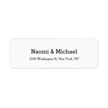 Hochzeit Elegant Klassisches Schwarz-weiß