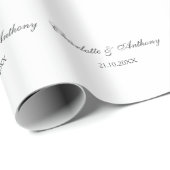 Hochzeit Elegant kreativ Beruflich Moderne Geschenkpapier (Rolleneckpunkt)