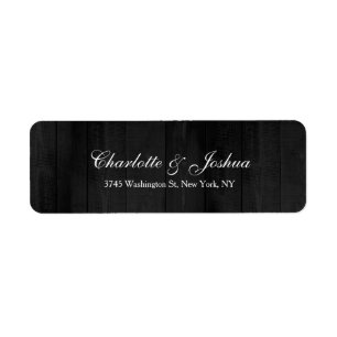 Hochzeit Elegant Kreatives Graues Holz Minimalisti