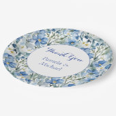 Hochzeit Elegant Minimalistisch Classic Blue Viele Pappteller (Schrägansicht)