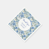 Hochzeit Elegant Minimalistisch Classic Blue Viele Serviette (Ecke)