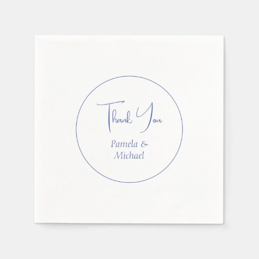 Hochzeit Elegant Minimalistisch Classical Vielen D Serviette (Vorderseite)