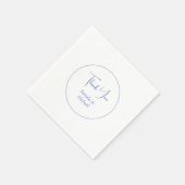 Hochzeit Elegant Minimalistisch Classical Vielen D Serviette (Ecke)