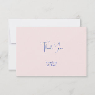 Hochzeit Elegant Minimalistisch Klassisch Danke