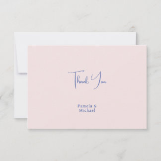 Hochzeit Elegant Minimalistisch Klassisch Danke