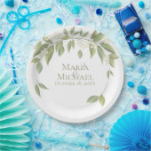 Hochzeit Elegant rustikale Eukalyptus Botanisch Pappteller (Party)