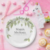 Hochzeit Elegant rustikale Eukalyptus Botanisch Pappteller (Party)