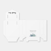 Hochzeit Elegante Grüne Herzlichen Dank Geschenkschachtel (Ungefaltet)