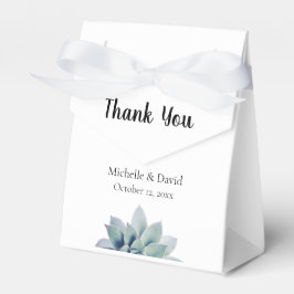 Hochzeit Elegante Grüne Herzlichen Dank Geschenkschachtel