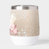 Hochzeit Elegante Rose Gold (Rückseite)
