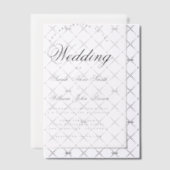 Hochzeit Elegante Schrift Kalligrafie Transparent  Pergament Einladungen (Versetzt (Einladung))