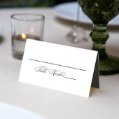 Hochzeit Eleganter Kalligrafischer Empfang Sitzpla Platzkarte