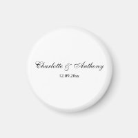 Hochzeit Eleganter Script kreativ Schwarz-weiß